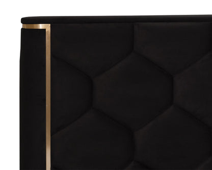 NAHLA ALISHA BED - KING - MEG TAUPE