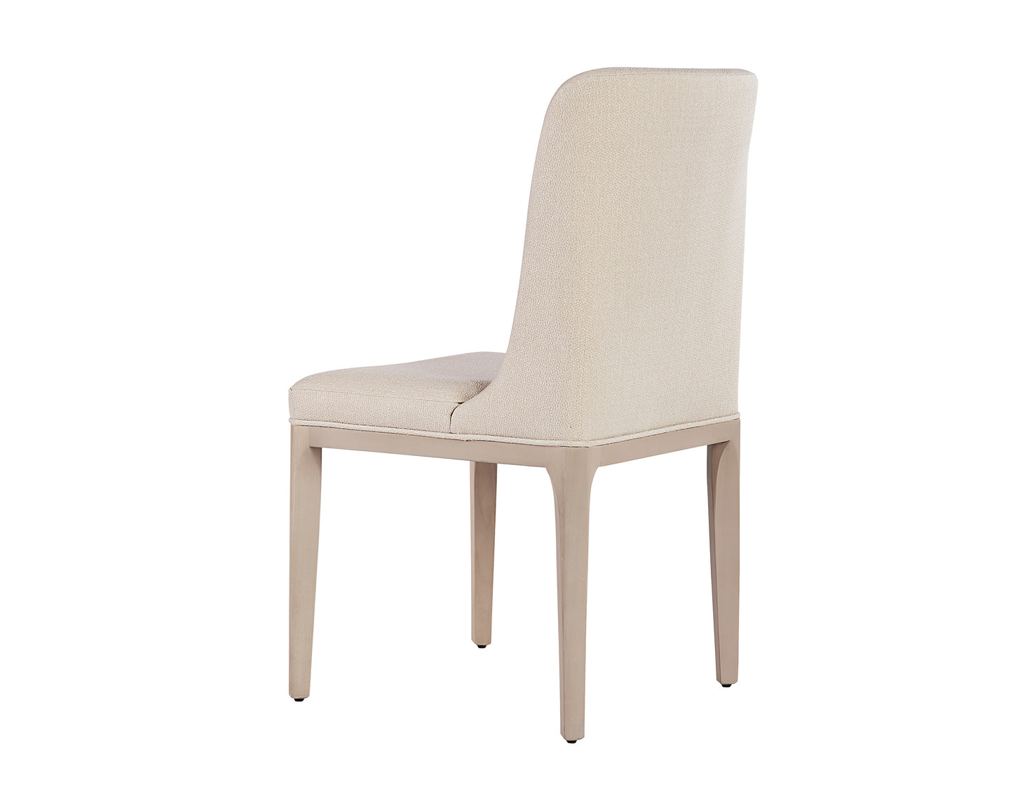 NAHLA ELISA DINING CHAIR - LIGHT OAK - MAINZ CREAM