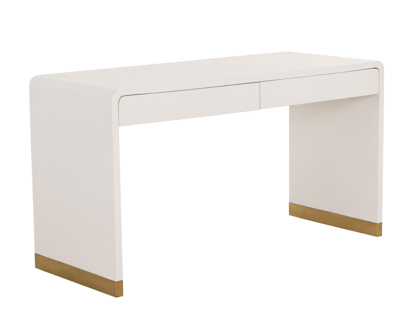 NAHLA ILONA DESK - OYSTER SHAGREEN