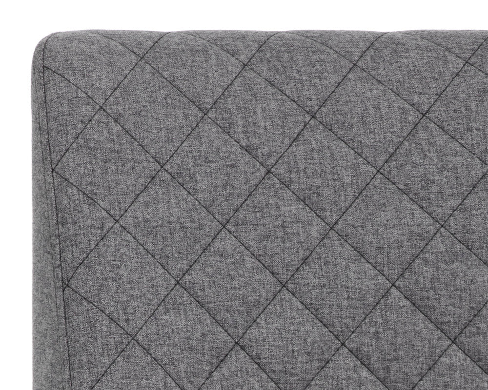 NAHLA LEIGHLAND BARSTOOL - DARK GREY