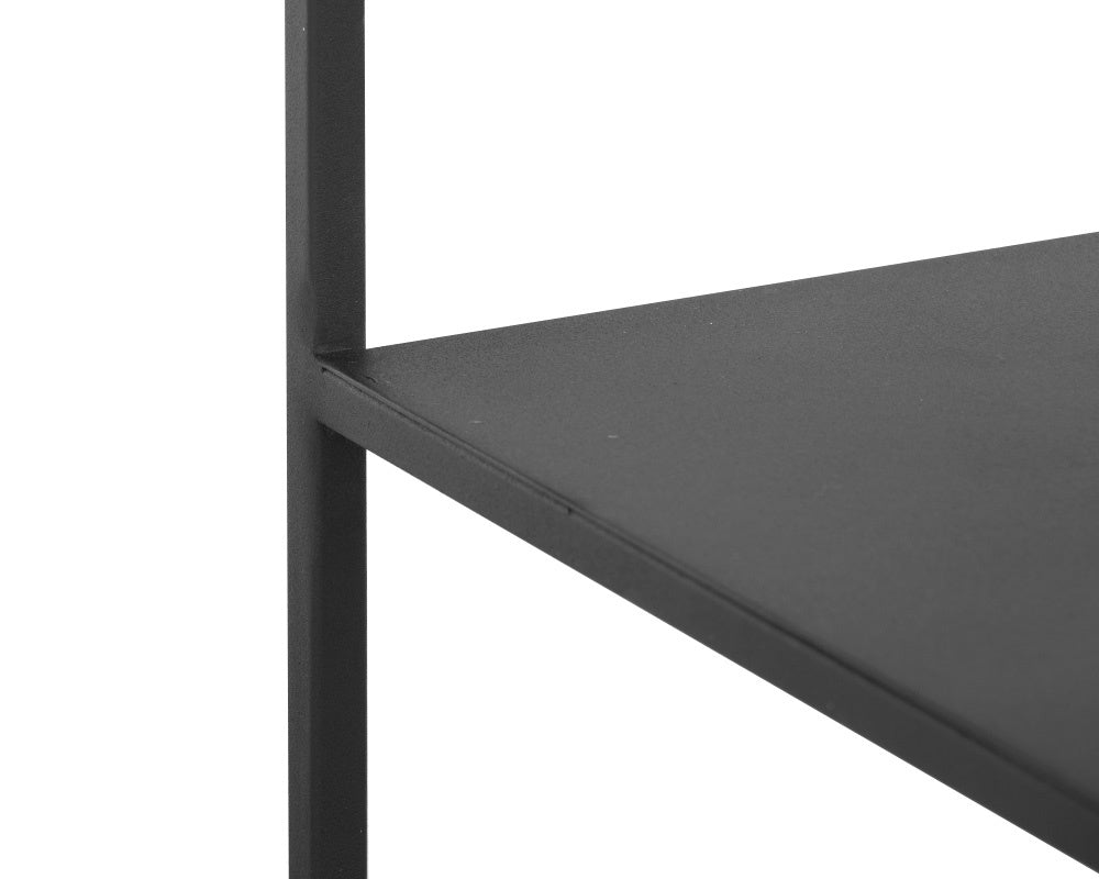 NAHLA EIFFEL LOW BOOKCASE - LARGE - BLACK