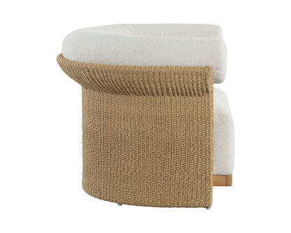 NAHLA ASOS LOUNGE CHAIR - LOUIS CREAM