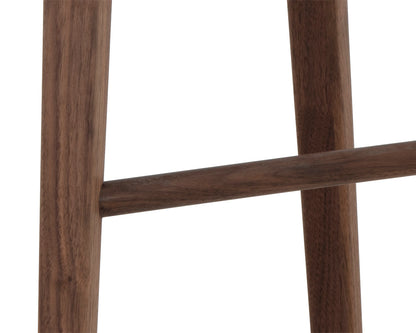 NAHLA DOMINIC COUNTER STOOL - WALNUT