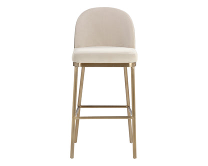 NAHLA LAVANIA BARSTOOL - MEG TAUPE / PORCINI TAUPE