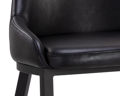 NAHLA ASTRA BARSTOOL - BLACK - NIGHTFALL BLACK
