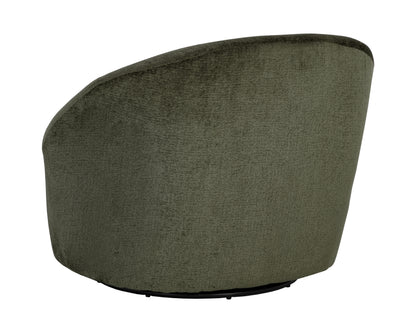 NAHLA BLISS SWIVEL LOUNGE CHAIR - BERGEN OLIVE