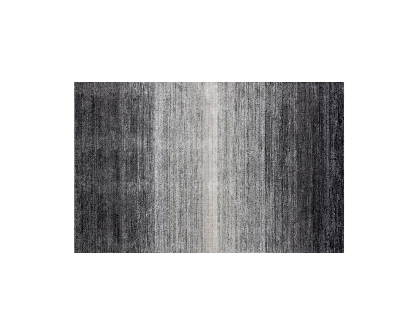 NAHLA LAGOS HAND-LOOMED RUG - GREY - 5' X 8'