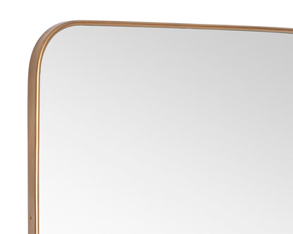 NAHLA CALABASAS FLOOR MIRROR - BRASS