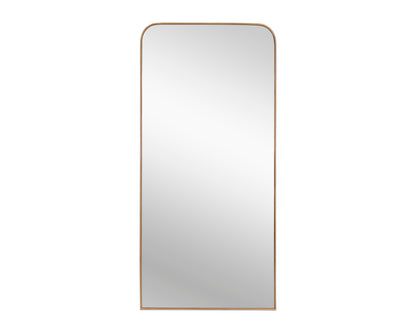 NAHLA CALABASAS FLOOR MIRROR - BRASS