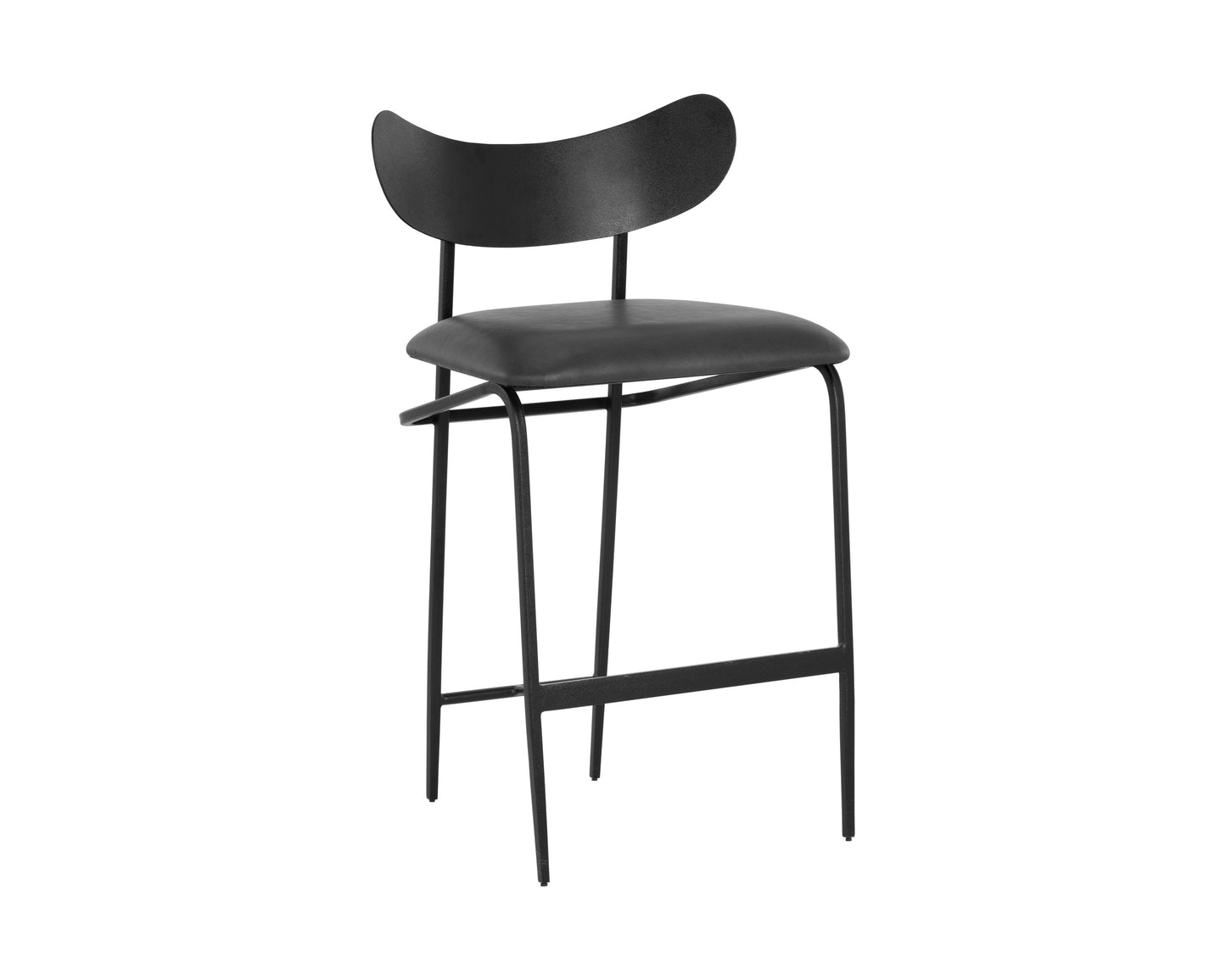 NAHLA GIBBONS COUNTER STOOL - BLACK - BRAVO PORTABELLA