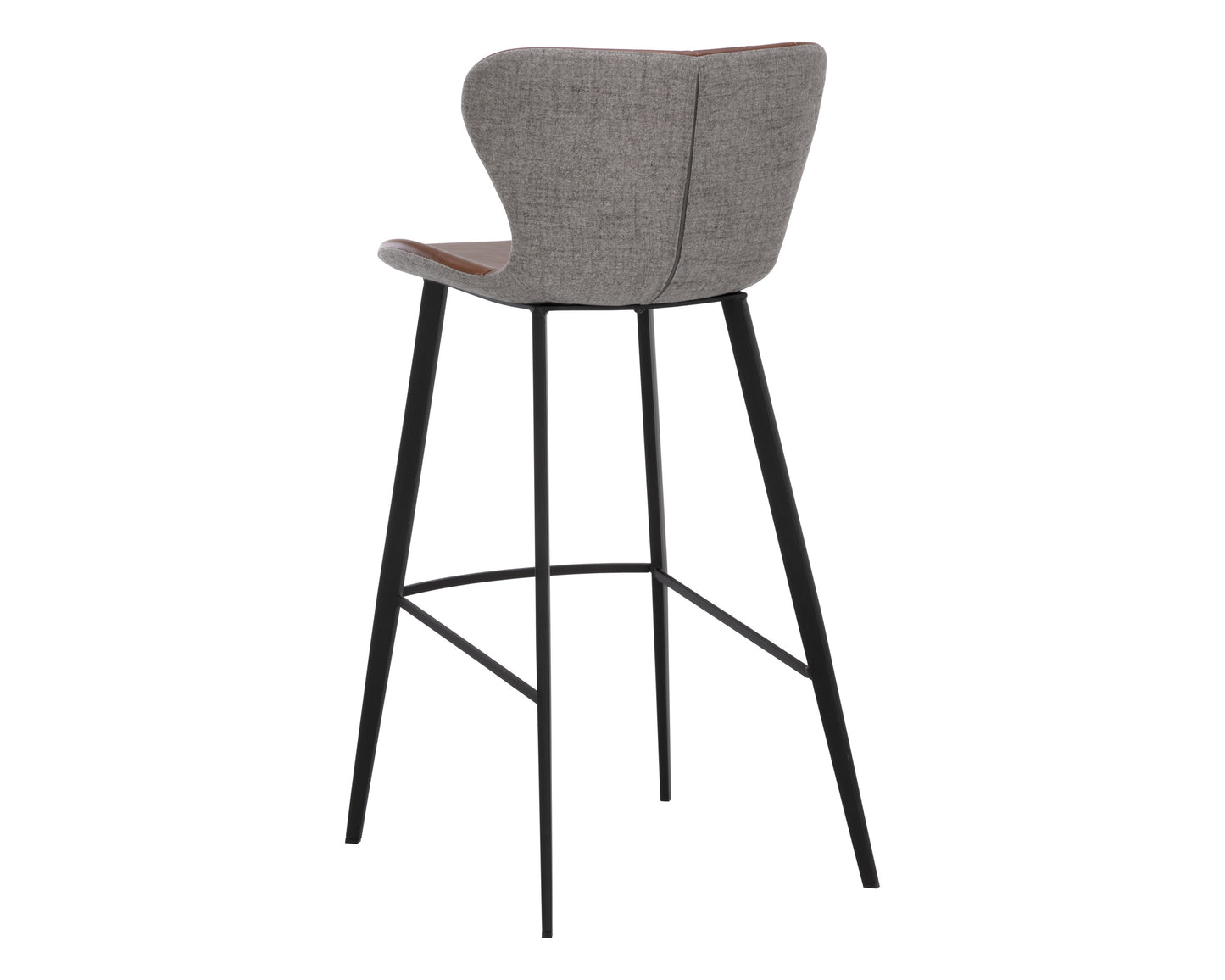 NAHLA ARABELLA BARSTOOL - BRAVO COGNAC / NOVEMBER GREY