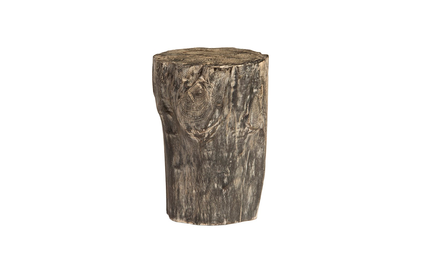 Black Wash Stool, Round