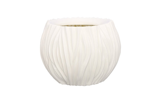 Alon Planter, Gel Coat White