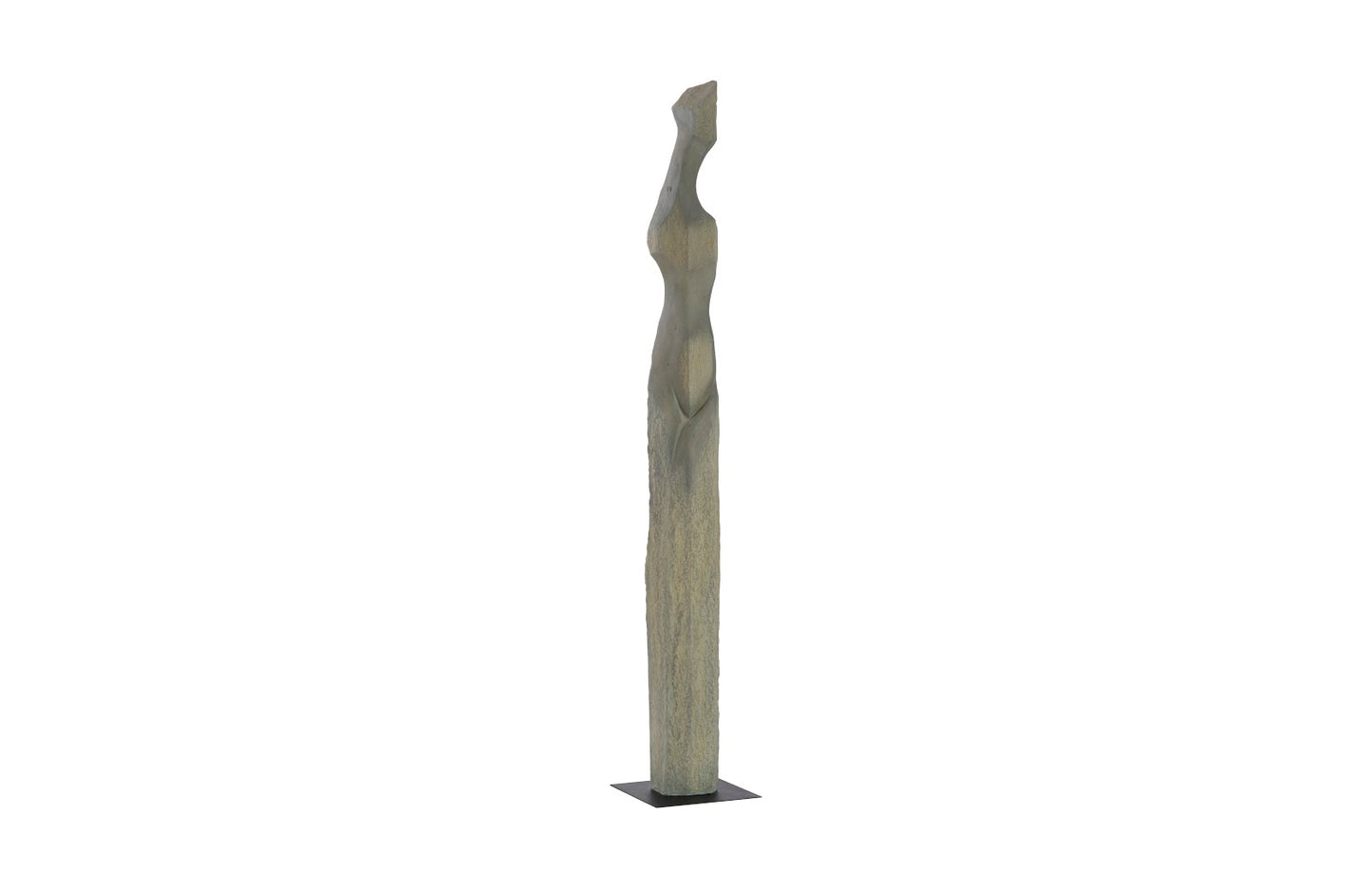 Cast Women Sculptures, B , Colossal, Splinter Stone Finish