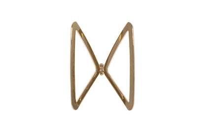 Butterfly Wall Art, Plated Brass Finish
