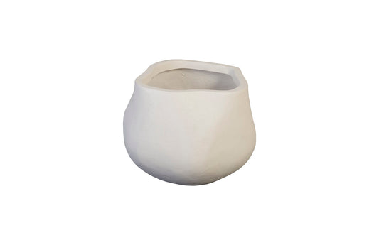 Amorphous Planter, Small, White