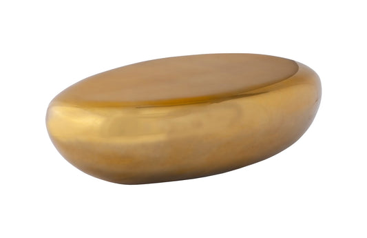 River Stone Coffee Table, Liquid Gold, Large