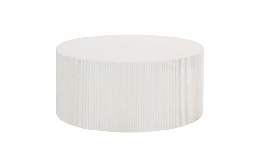 Groovy Coffee Table, White Stone