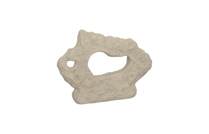 Cast Stone Table Top Sculpture, Wide, Roman Stone