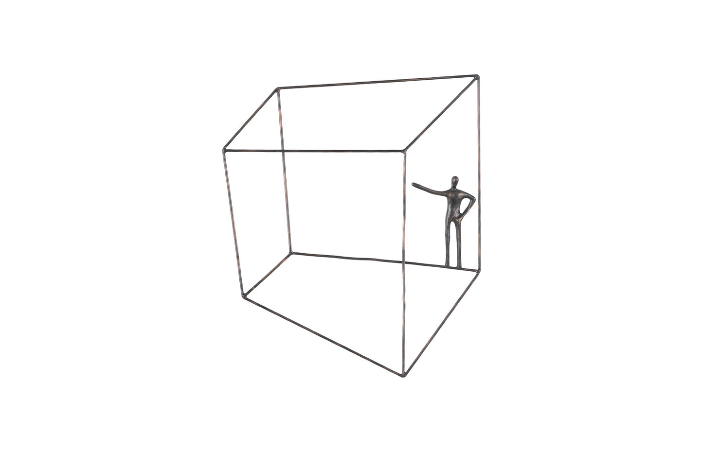 Perspective Wall Art, Square, Standing Arm Up