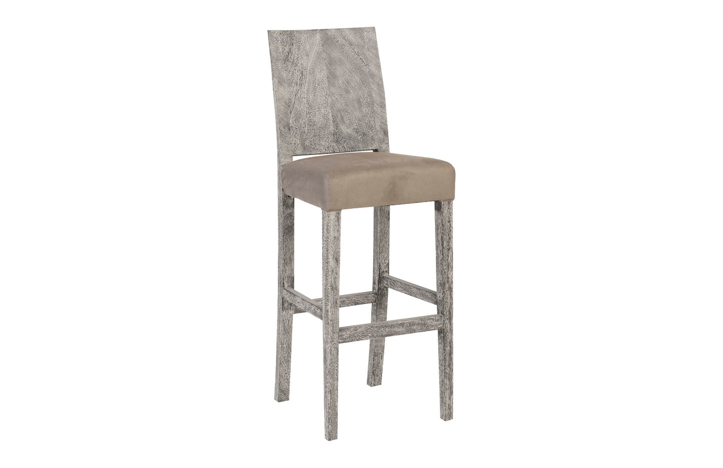 Origins Bar Stool, Gray Stone