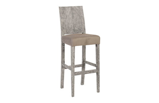 Origins Bar Stool, Gray Stone