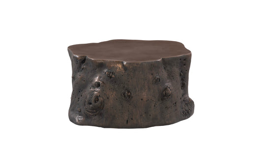 Log Coffee Table, Bronze
