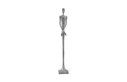 Lloyd Sculpture, Resin, Silver Leaf