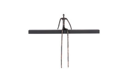 Moveable Man on Shelf, Sitting, A