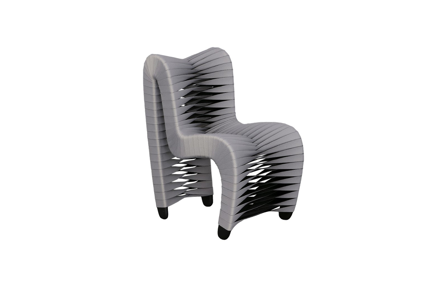 Seat Belt Chair, Kid Sized, Gray